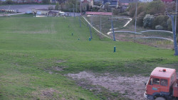 Horní část sjezdovky skiareálu Hlubočky