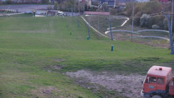 Horní část sjezdovky skiareálu Hlubočky