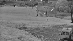 Horní část sjezdovky skiareálu Hlubočky