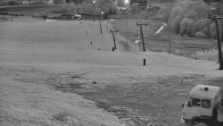 Horní část sjezdovky skiareálu Hlubočky