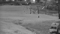 Horní část sjezdovky skiareálu Hlubočky