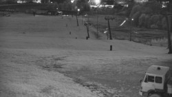 Horní část sjezdovky skiareálu Hlubočky