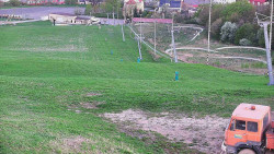 Horní část sjezdovky skiareálu Hlubočky