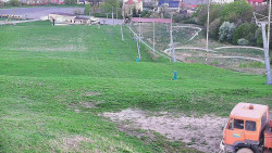 Horní část sjezdovky skiareálu Hlubočky