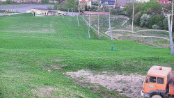 Horní část sjezdovky skiareálu Hlubočky