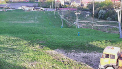 Horní část sjezdovky skiareálu Hlubočky