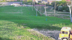 Horní část sjezdovky skiareálu Hlubočky