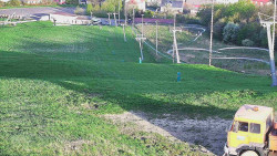 Horní část sjezdovky skiareálu Hlubočky