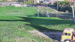 Horní část sjezdovky skiareálu Hlubočky