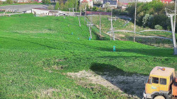 Horní část sjezdovky skiareálu Hlubočky