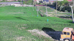 Horní část sjezdovky skiareálu Hlubočky