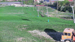 Horní část sjezdovky skiareálu Hlubočky