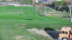 Horní část sjezdovky skiareálu Hlubočky