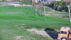 Horní část sjezdovky skiareálu Hlubočky