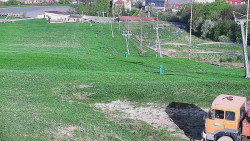 Horní část sjezdovky skiareálu Hlubočky