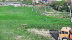 Horní část sjezdovky skiareálu Hlubočky