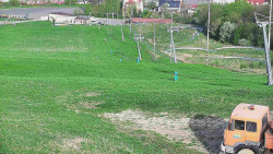 Horní část sjezdovky skiareálu Hlubočky