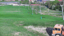 Horní část sjezdovky skiareálu Hlubočky