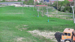 Horní část sjezdovky skiareálu Hlubočky