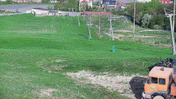 Horní část sjezdovky skiareálu Hlubočky