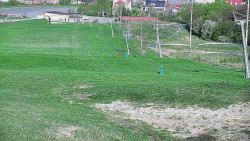 Horní část sjezdovky skiareálu Hlubočky