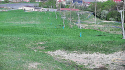 Horní část sjezdovky skiareálu Hlubočky