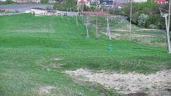 Horní část sjezdovky skiareálu Hlubočky