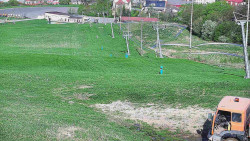 Horní část sjezdovky skiareálu Hlubočky