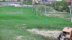 Horní část sjezdovky skiareálu Hlubočky