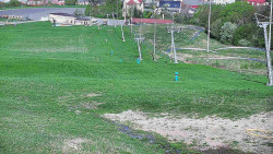 Horní část sjezdovky skiareálu Hlubočky