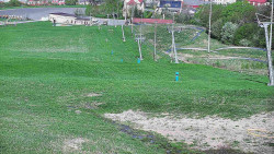 Horní část sjezdovky skiareálu Hlubočky