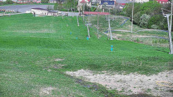 Horní část sjezdovky skiareálu Hlubočky