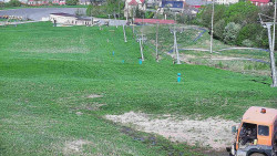 Horní část sjezdovky skiareálu Hlubočky