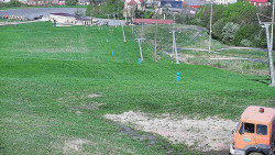 Horní část sjezdovky skiareálu Hlubočky