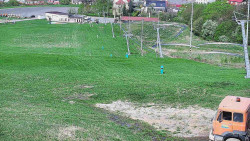 Horní část sjezdovky skiareálu Hlubočky