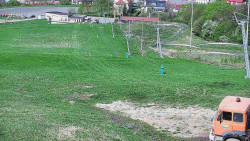 Horní část sjezdovky skiareálu Hlubočky