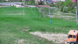 Horní část sjezdovky skiareálu Hlubočky