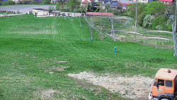 Horní část sjezdovky skiareálu Hlubočky