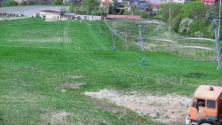 Horní část sjezdovky skiareálu Hlubočky