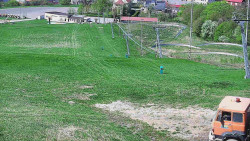 Horní část sjezdovky skiareálu Hlubočky