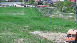 Horní část sjezdovky skiareálu Hlubočky