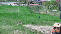 Horní část sjezdovky skiareálu Hlubočky