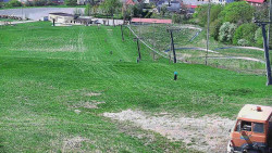 Horní část sjezdovky skiareálu Hlubočky