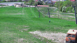 Horní část sjezdovky skiareálu Hlubočky