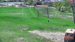 Horní část sjezdovky skiareálu Hlubočky