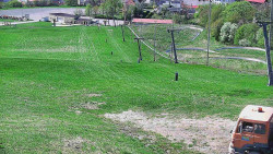 Horní část sjezdovky skiareálu Hlubočky