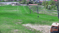 Horní část sjezdovky skiareálu Hlubočky