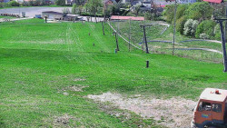 Horní část sjezdovky skiareálu Hlubočky