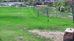 Horní část sjezdovky skiareálu Hlubočky