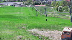 Horní část sjezdovky skiareálu Hlubočky